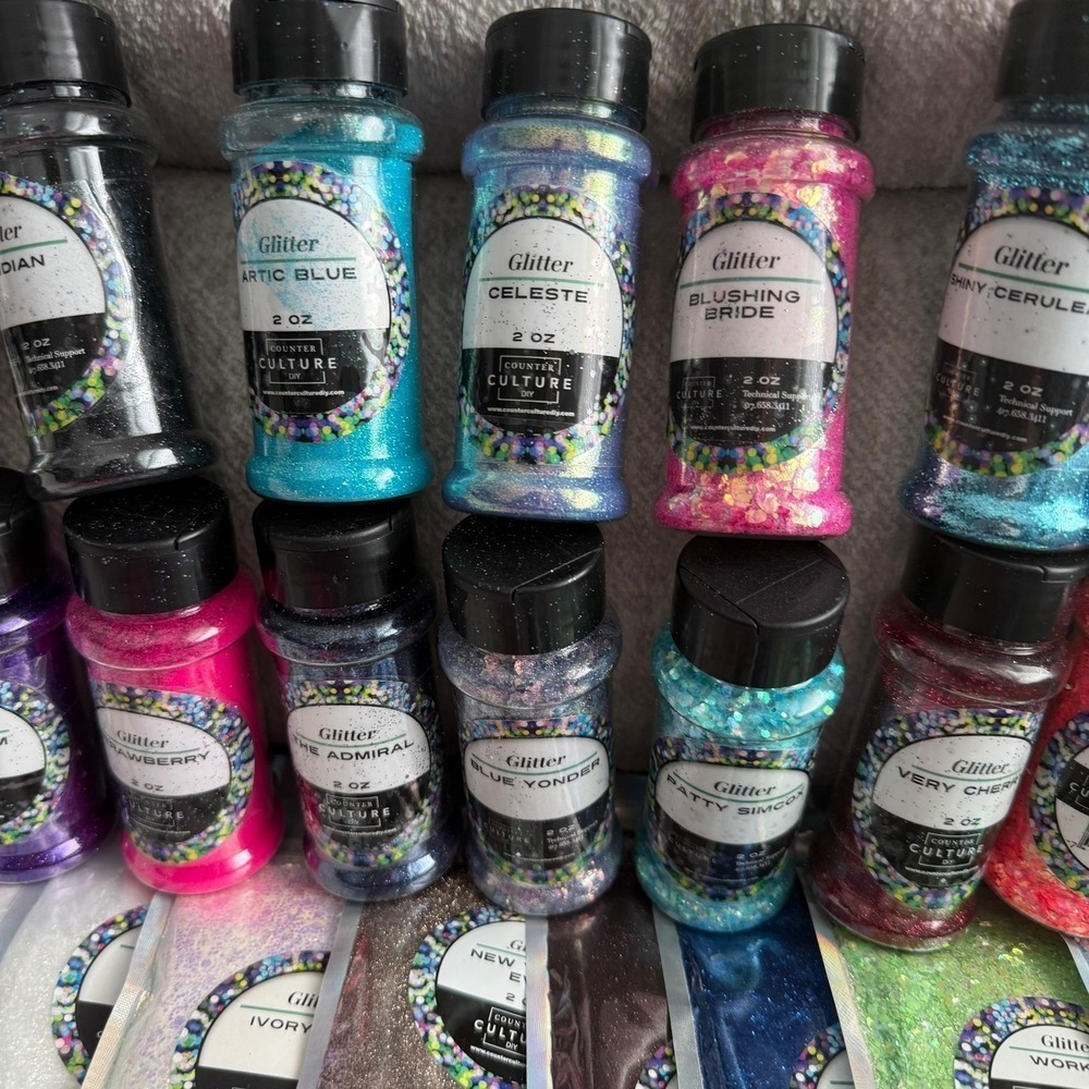 Lot of 46 Counter Culture DIY Premium Glitters - Picture 7 of 8